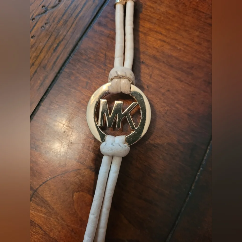 Michael Kors Gold and Cream Bracelet